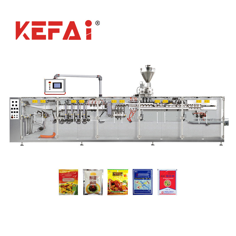 KEFAI Granule HFFS Flad Side Seal Bag Pakkemaskine